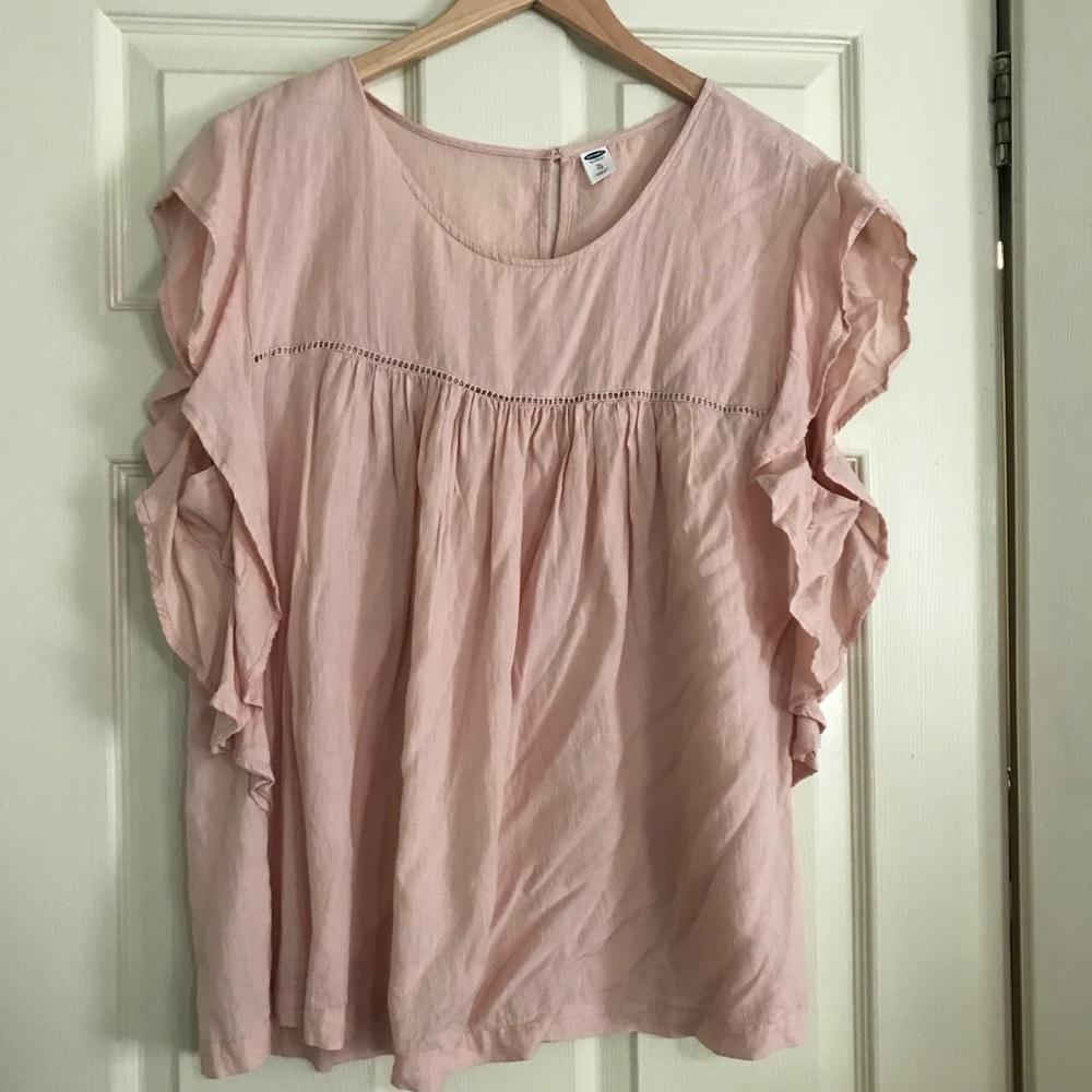 Pink Ruffle Shirt from Old Navy